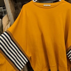 Oversized ZARA Woman Basic fashion sweatshirt